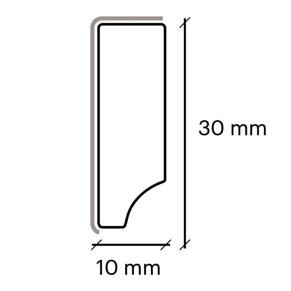 Kerakoll Invisibile méret - 2400 x 30 x 10 mm